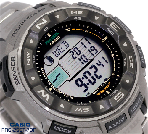 Casio PRG-250T циферблат